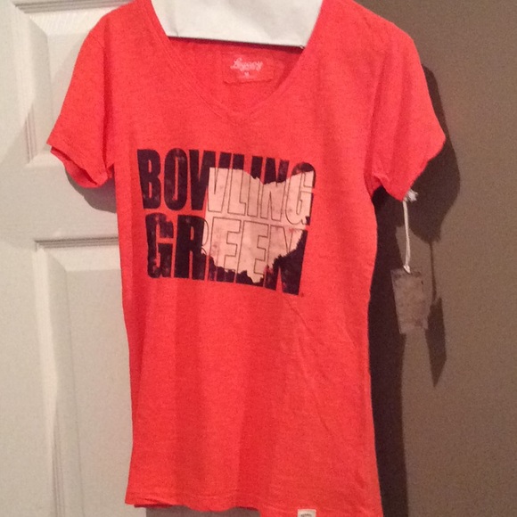 legacy Tops - Bowling green Ohio, orange T-shirt, sm to med